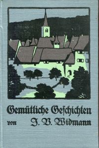 Widmann, Gemütliche Geschichten. (Umschlag)