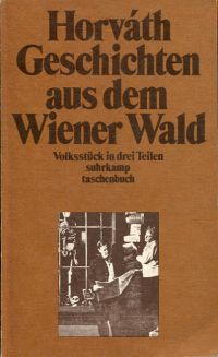 Horváth, Geschichten aus dem Wiener Wald. (Umschlag)