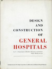Design and construction of general hospitals. (Umschlag)
