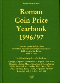 Mortensen, Roman coin price yearbook 1996/97. (Umschlag)