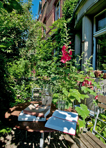 bildreich karten PK 1117: sommernachmittag im südgarten.