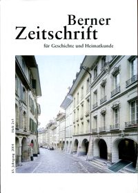 Furrer, Denkmalpflege in der Stadt Bern 1997-2000. (Umschlag)