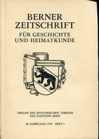 100 Jahre Kantonale Militäranstalten Bern, 1878-1978. (Umschlag)