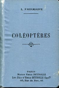 Fairmaire, Coléoptères. (Umschlag)