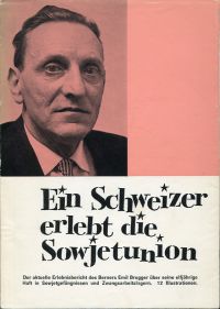 Brugger, Ein Schweizer erlebt die Sowjetunion. (Umschlag)