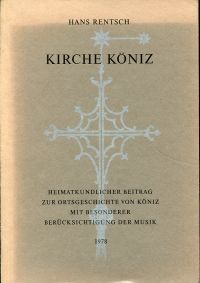 Rentsch, Kirche Köniz. (Umschlag)