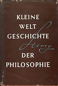 Störig, Kleine Weltgeschichte der Philosophie. (Umschlag)