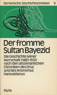 Der fromme Sultan Bayezid. (Umschlag)