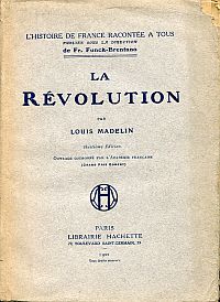 Madelin, La Révolution. (Umschlag)
