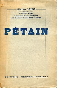 Laure, Pétain. (Umschlag)