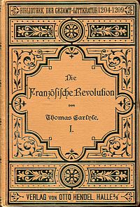 Carlyle, Die französische Revolution. (Umschlag)