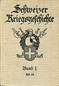 Feldmann, Schweizer Kriegsgeschichte. (Umschlag)