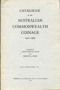 Deacon, Catalogue of the Australian Commonwealth coinage 1910-1960. (Umschlag)