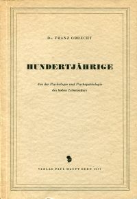Obrecht, Hundertjährige. (Umschlag)