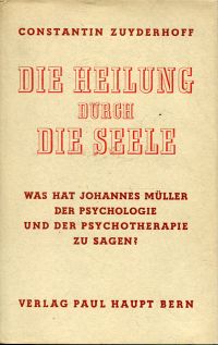 Zuyderhoff, Die Heilung durch die Seele. (Umschlag)