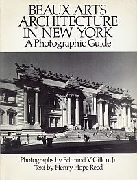 Gillon, Beaux-arts architecture in New York. (Umschlag)