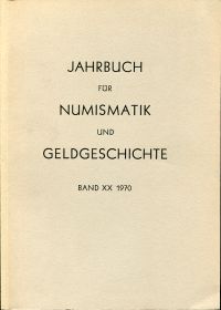 Jahrbuch für Numismatik und Geldgeschichte (Umschlag)
