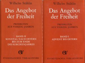 Stählin, Das Angebot der Freiheit (Umschlag)