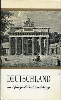 Bernhard, Deutschland im Spiegel der Dichtung. (Umschlag)