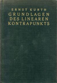 Kurth, Grundlagen des linearen Kontrapunktes. (Umschlag)
