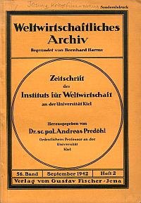 Jenny, Die schweizerische Kriegsfinanzierung. (Umschlag)