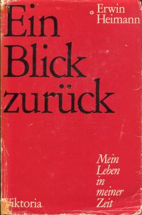 Heimann, Ein Blick zurück. (Umschlag)