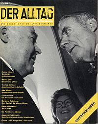Keller, Der Alltag - Sensationsblatt des Gewöhnlichen, 2, 1991. (Umschlag)
