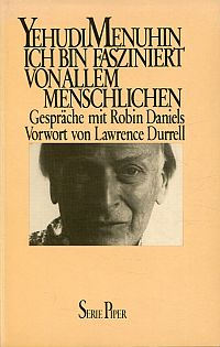 Menuhin, Ich bin fasziniert von allem Menschlichen. (Umschlag)
