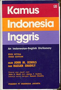 Echols, Kamus indonesia-inggris. (Umschlag)