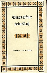 Gfeller, Heimisbach. (Umschlag)