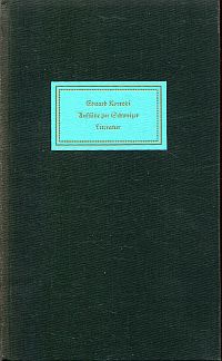 Korrodi, Aufsätze zur Schweizer Literatur. (Umschlag)