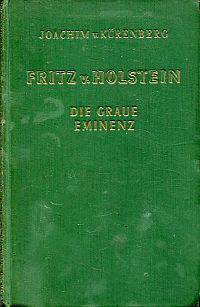 Kürenberg, Fritz v. Holstein. (Umschlag)