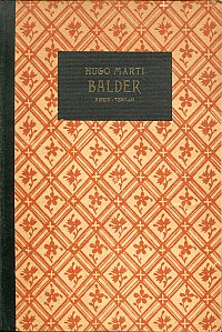 Marti, Balder. (Umschlag)