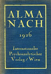 Storfer, Almanach für das Jahr 1926. (Umschlag)