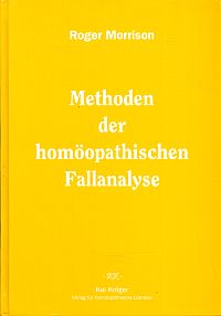 Morrison, Methoden der homöopathischen Fallanalyse. (Umschlag)