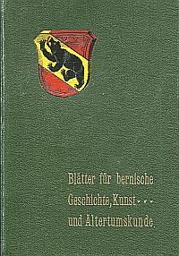 Grunau, Blätter für bernische Geschichte, Kunst und Altertumskunde XVI. Jahrgang (Umschlag)