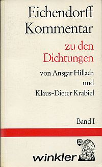 Hillach, Eichendorff-Kommentar. (Umschlag)