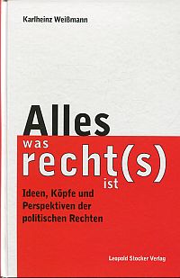 Weißmann, Alles was recht(s) ist. (Umschlag)