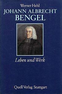 Hehl, Johann Albrecht Bengel. (Umschlag)