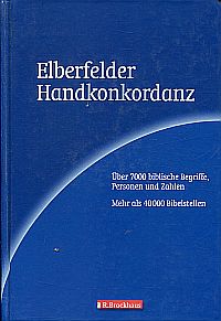 Elberfelder Handkonkordanz zur Elberfelder Übersetzung, revidierte Fassung. (Umschlag)