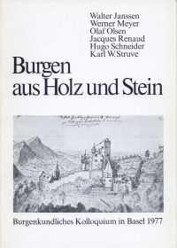 Janssen, Burgen aus Holz und Stein. (Umschlag)