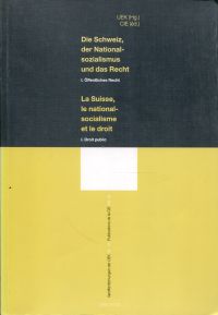 Thürer, Die Schweiz, der Nationalsozialismus und das Recht. (Umschlag)