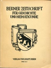 Denkmalpflege im Kantons Bern 1960 und 1961. (Umschlag)