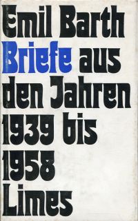 Barth, Briefe aus den Jahren 1939 bis 1958. (Umschlag)