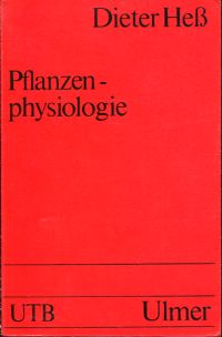Heß, Pflanzenphysiologie. (Umschlag)