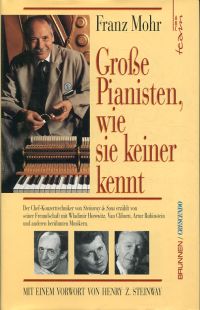 Mohr, Große Pianisten, wie sie keiner kennt. (Umschlag)