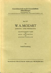 Forneberg, W. A. Mozart. (Umschlag)