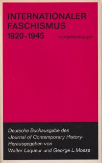 Internationaler Faschismus 1920-1945. (Umschlag)