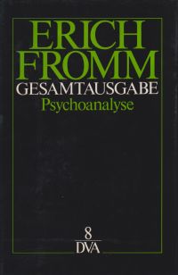 Fromm, Gesamtausgabe, Band 8: Psychoanalyse. (Umschlag)