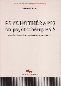 Duruz, Psychothérapie ou psychothérapies? (Umschlag)
